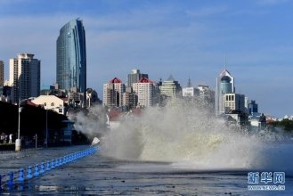 臺風(fēng)“煙花”影響山東