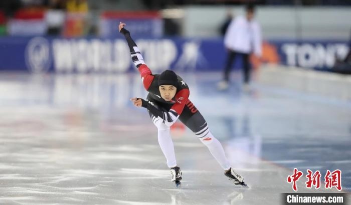 高亭宇在比賽中。圖片來源：黑龍江省體育局。