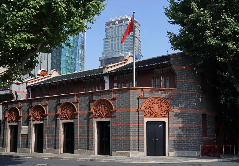 2023年6月9日拍攝的中共一大會(huì)址外景。新華社記者 劉穎 攝