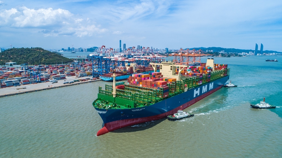 貨物從廈門自貿(mào)片區(qū)運往全球。廈門自貿(mào)片區(qū)供圖