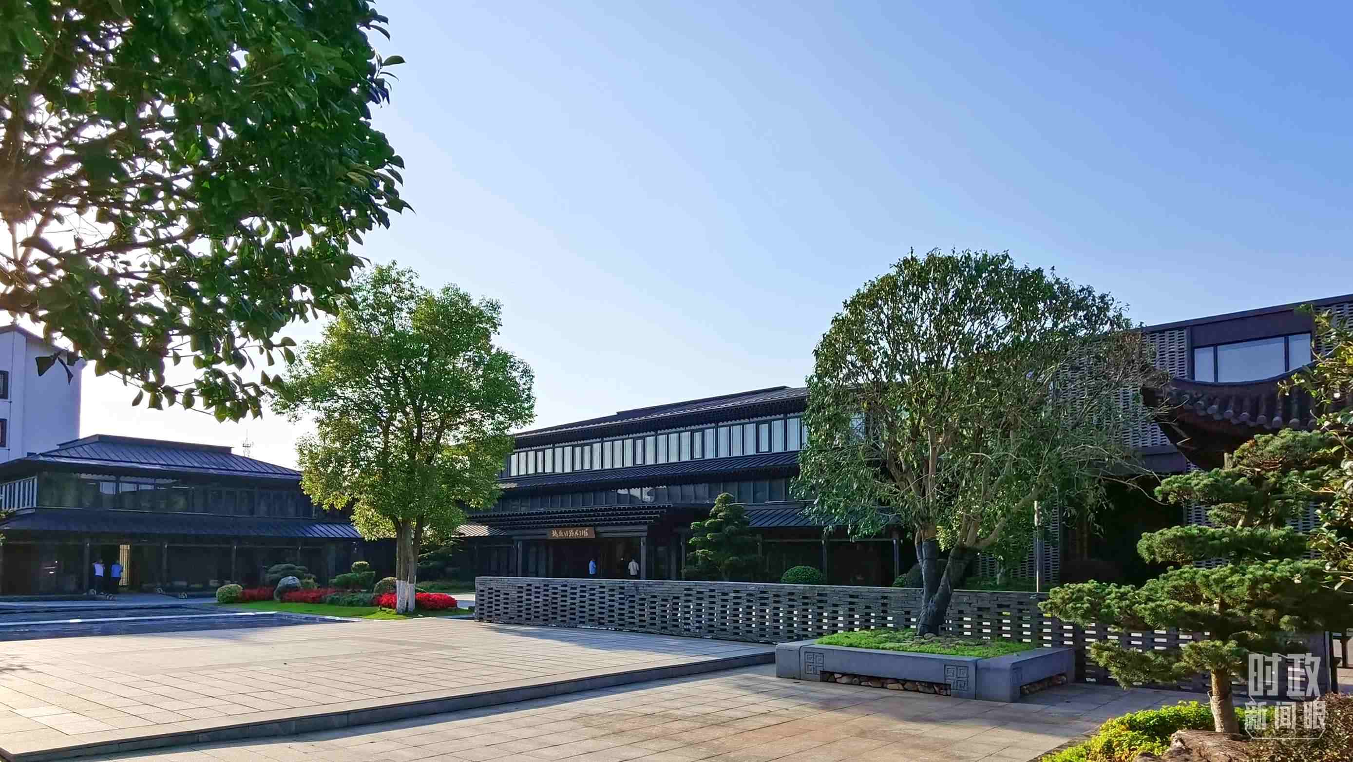 △楓橋經(jīng)驗(yàn)陳列館。（總臺央視記者陳漢章拍攝）