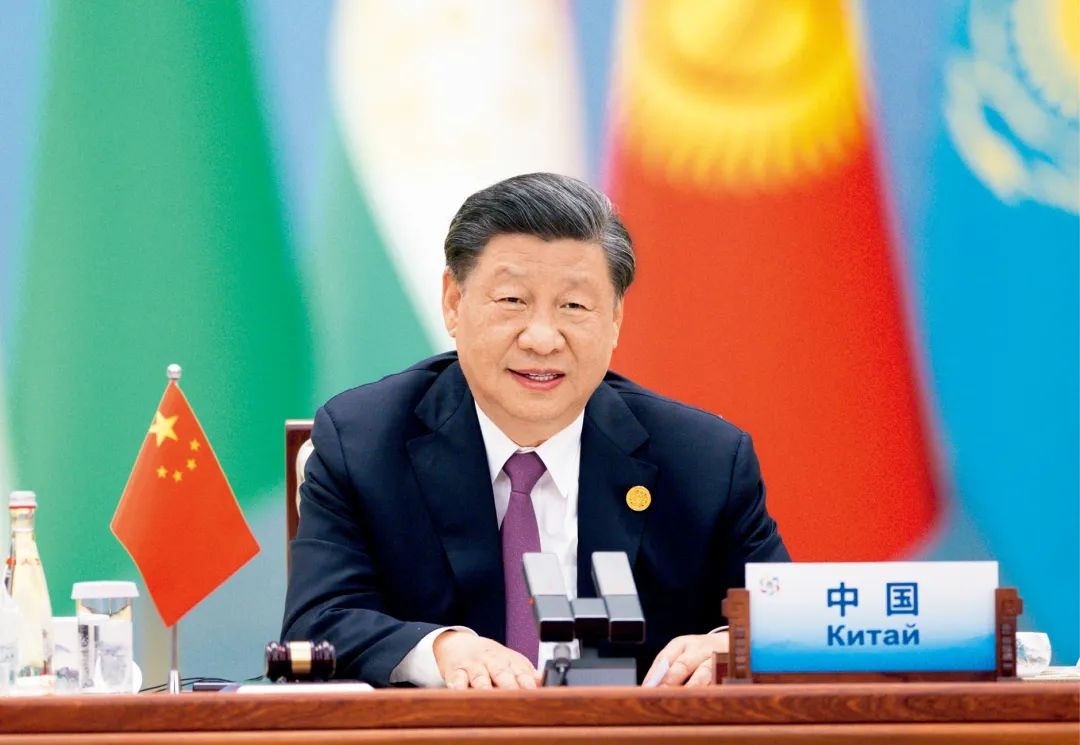 2023年5月19日上午，國家主席習近平在陜西省西安市主持首屆中國—中亞峰會并發(fā)表題為《攜手建設(shè)守望相助、共同發(fā)展、普遍安全、世代友好的中國—中亞命運共同體》的主旨講話。圖/ 新華社記者 黃敬文 攝