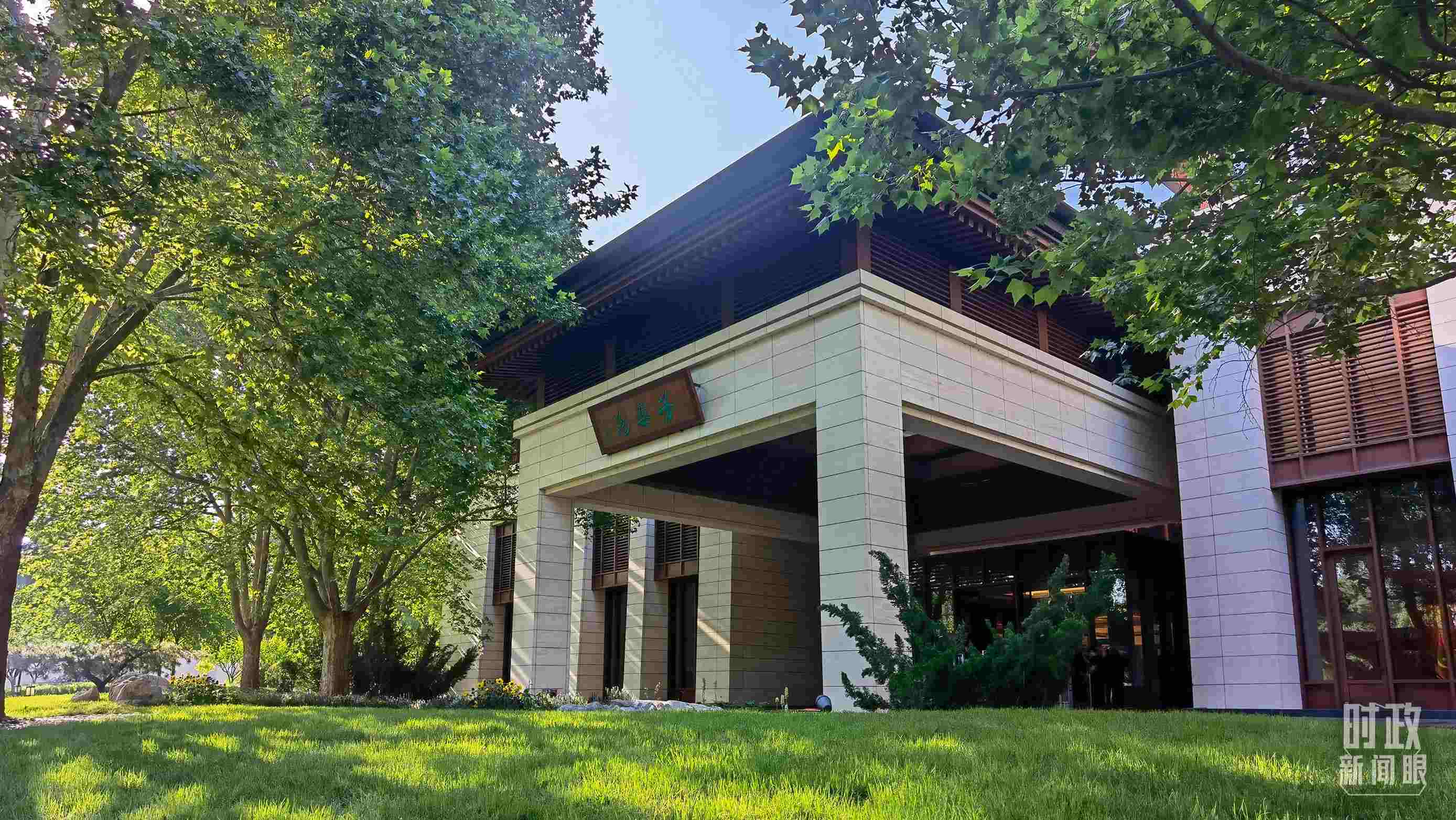 △釣魚臺芳華苑。（總臺央視記者石丞拍攝）