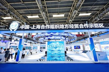 △6月27日，第22屆中國(guó)國(guó)際城市建設(shè)博覽會(huì)在北京啟幕，中國(guó)—上海合作組織地方經(jīng)貿(mào)合作示范區(qū)以主賓城市身份亮相。